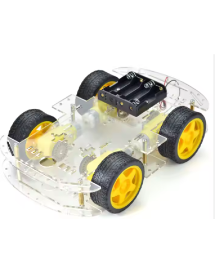 Chasis y componentes para armar Robot Inteligente compatible con Arduino