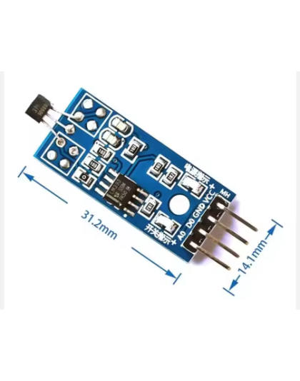 Sensor de vibración efecto Hall para arduino 4 pines